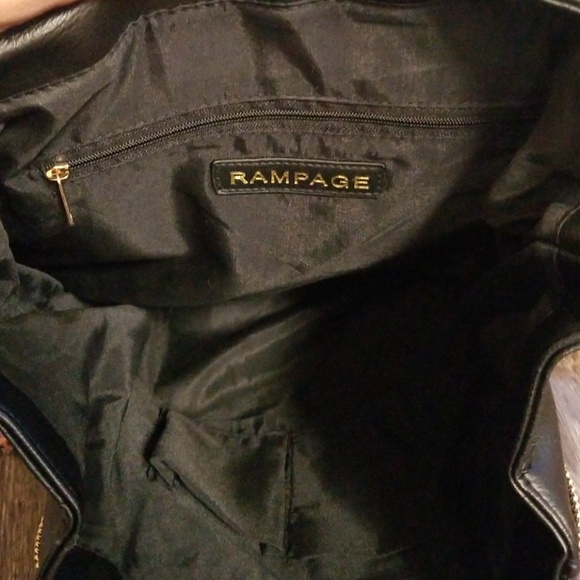 Black & Gold Backpack by Rampage - Picture 5 of 5